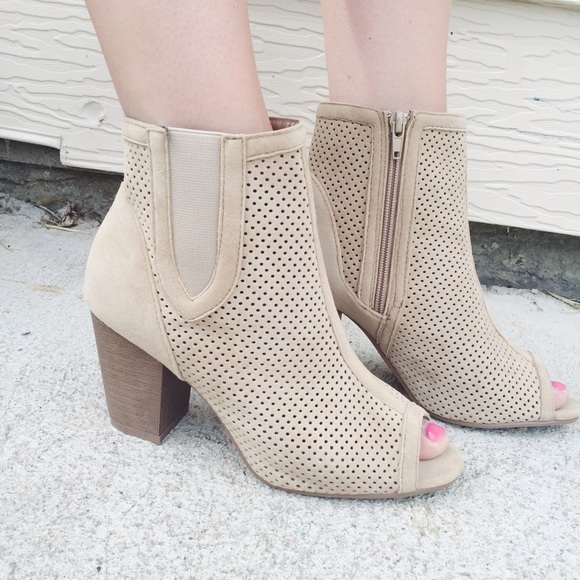 FINAL price Toni • Peep Toe Booties - Picture 2 of 3