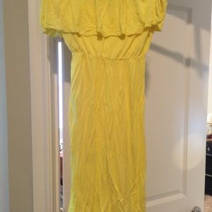 Bright swimsuit coverup