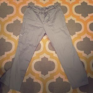 Light grey scrub pants