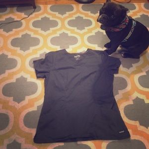 Landau stretch scrub top