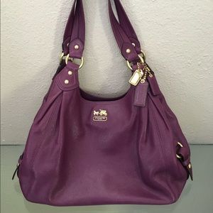 Birthday sale Authentic Coach purple shoulder bag