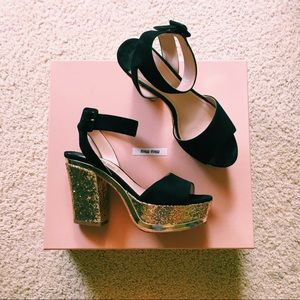 Miu Miu platform sandals