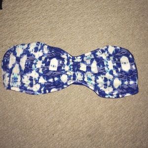 Tie dye lace bandeau