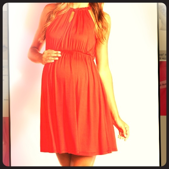 Maternal America Size Small Halter Tie Dress