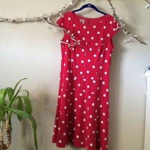 Anne Klein Fitted Dress with cap sleeves