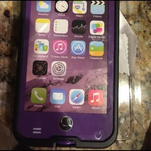 iPhone 6 Plus waterproof case purple