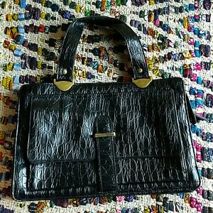 *SOLD* Black satchel purse