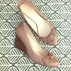 ‼️REDUCED! Final price! Franco Sarto leather wedge