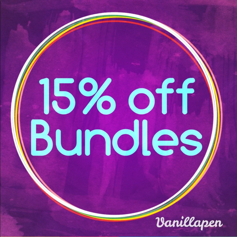 Bundle pricing 15% off!