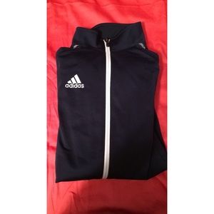 Navy blue woman's Adidas jacket