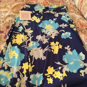 Lularoe medium azure skirt NWT