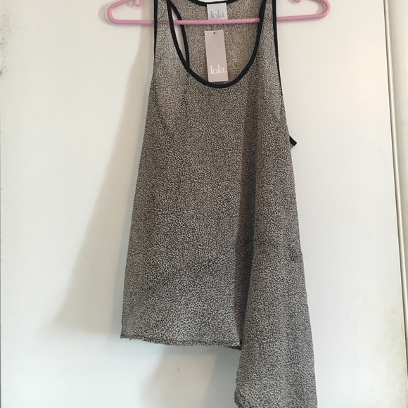 NWT Lola leopard print tank