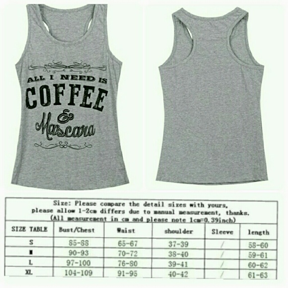 💖1 SMALL LEFT! ☕FASHION GRAY TANK TOP☕ - Picture 4 of 4