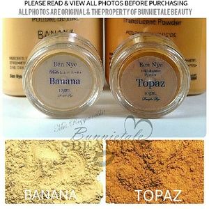 2Pc. Ben Nye Powder Set/10gm Jars/Banana & Topaz