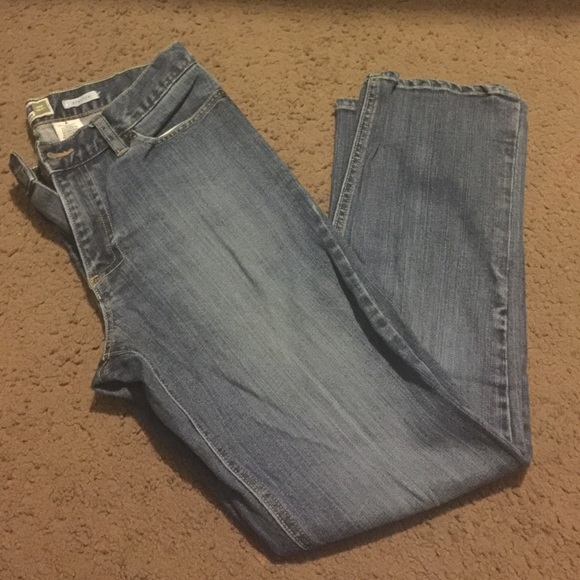 Old navy blue jeans