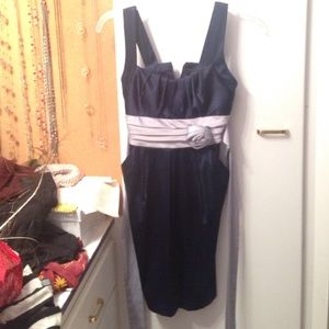 Navy blue dress