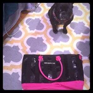 Victoria's Secret sparkle tote