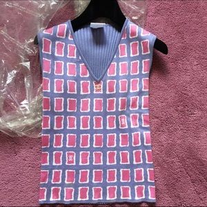 Authentic Chanel sleeveless top.