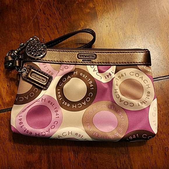 Authentic Coach Wristlet