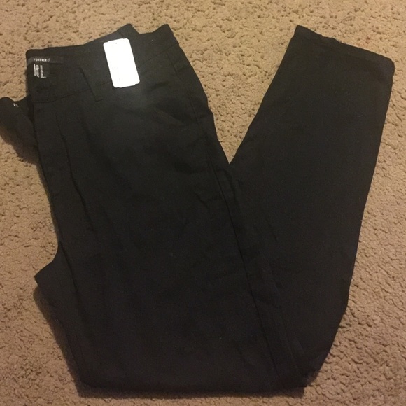 Black mid rise jeans