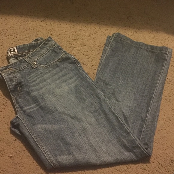 Boot cut denim jeans