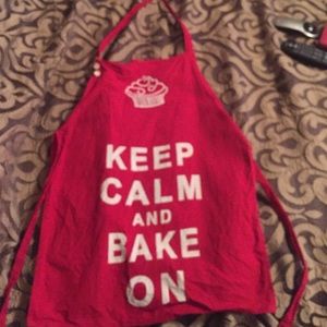 Adult. Keep calm and bake on an apron