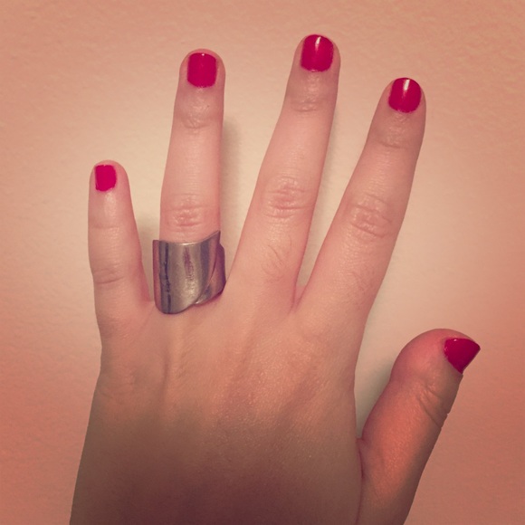 One of a kind handmade silver ring