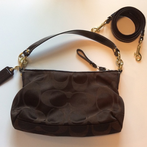 *SOLD* COACH | signature stripe demi crossbody bag - Picture 3 of 3