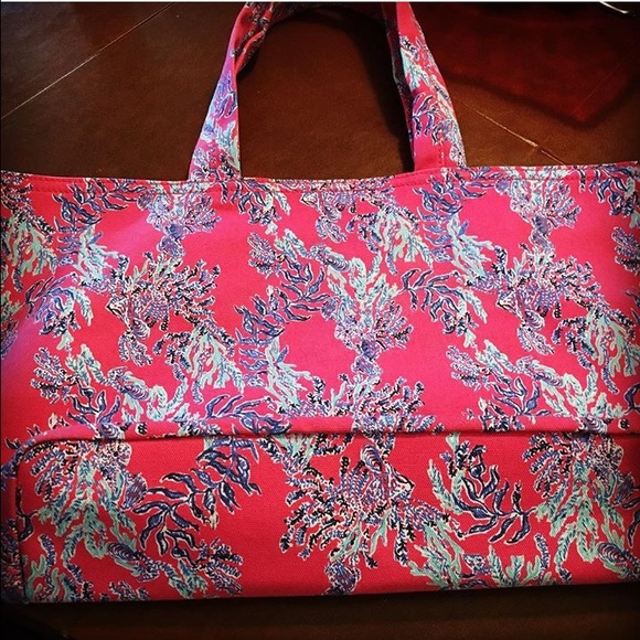 Pink samba tote