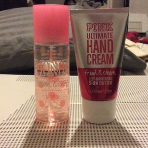 Victorias secret body mist and hand cream