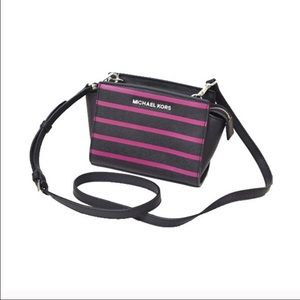 Michael Kors Selma striped small bag