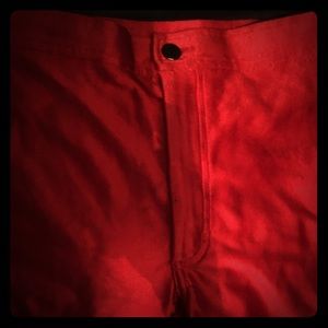 American Apparel red disco pants