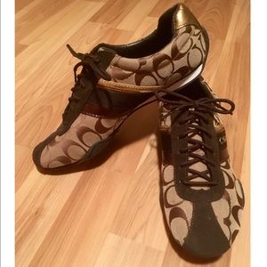 Coach Jayme Signature Suede Sneakers