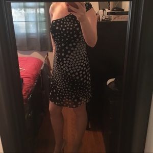 Navy and White - One Shoulder dress. US 6/ UK 10