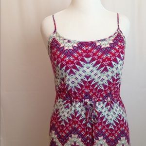 Cute kaleidoscope print sun dress.