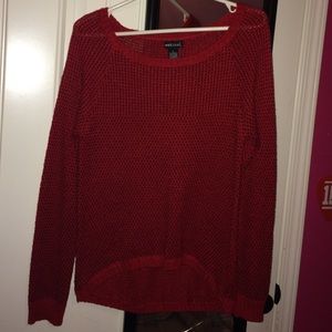 Red sweater