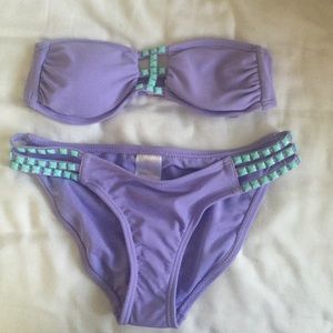 Purple/Teal swim suit