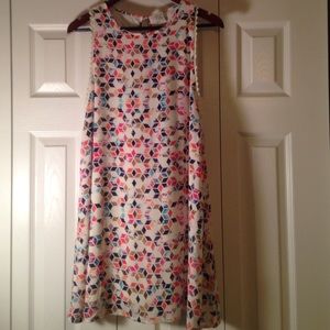 Paper Crane geometrical shaped shift dress