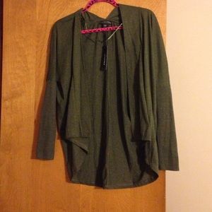 Olive green cardigan