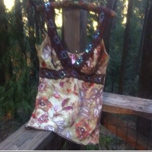Confy brown print camisole