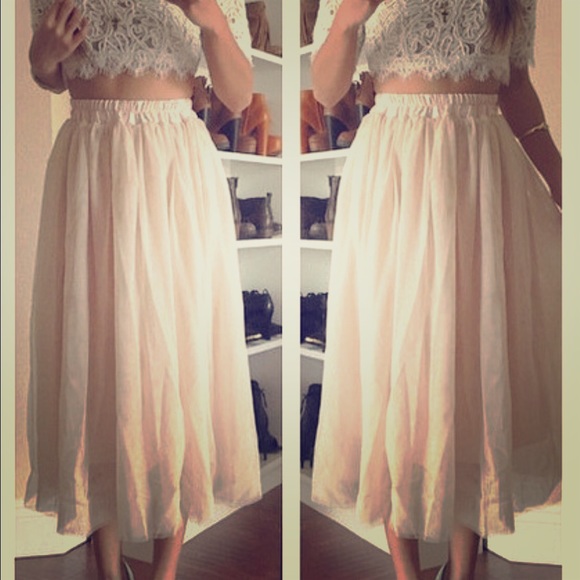 Pink tulle skirt NWT never worn