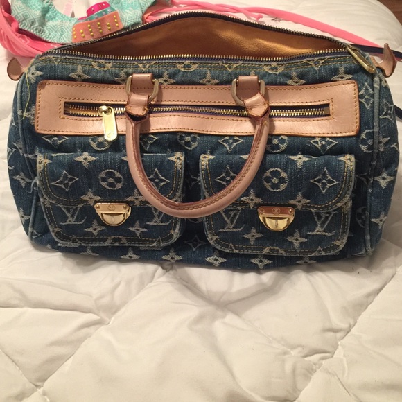 Louis Vuitton monogram denim