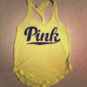 Vs PINK dry-fit tank size xs