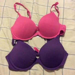 Two victorias secret (PINK brand) bras