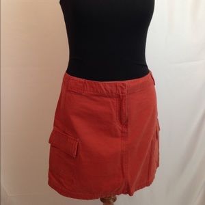Vintage J. Crew cargo mini skirt.