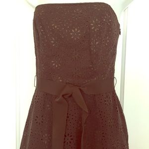 Banana Republic Brown Strapless Dress size 0