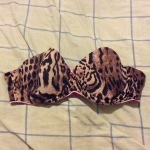 Leopard print bra