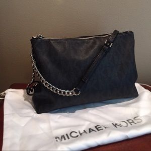 Michael Kors Black Jet Set Chain Crossbody