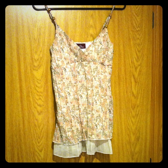 Cute dressy tank with sparkles