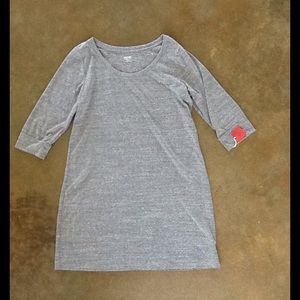 Grey knit dress